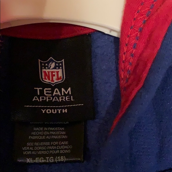 NFL Team Apparel Giants Hoodie - Picture 4 of 5